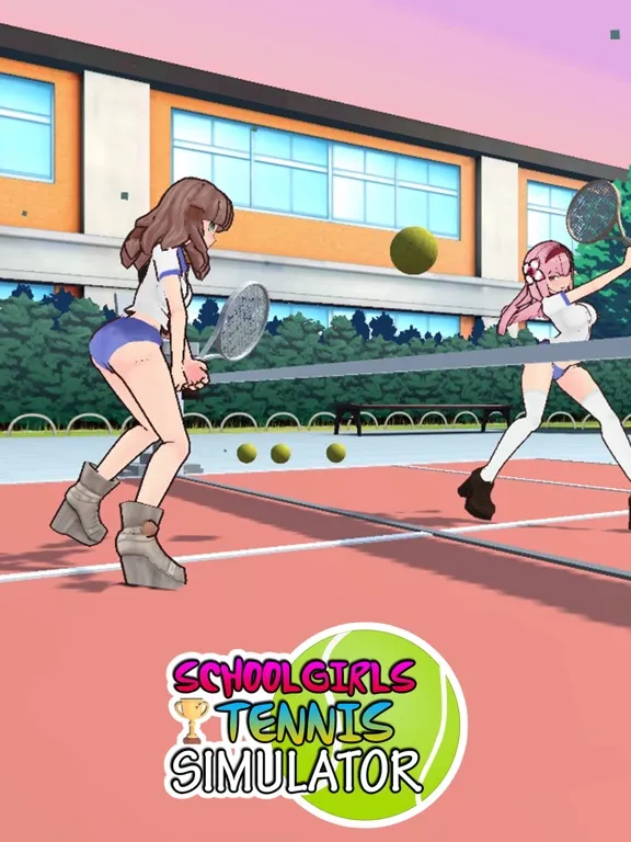 صور School Girls Tennis Simulator iPad 
