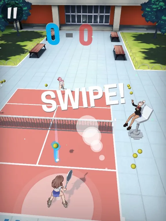 صور School Girls Tennis Simulator iPad 