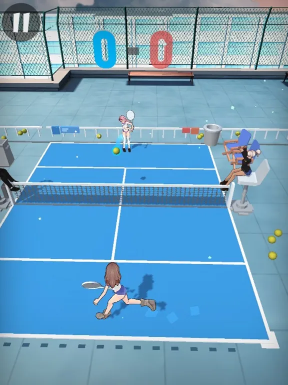 صور School Girls Tennis Simulator iPad 