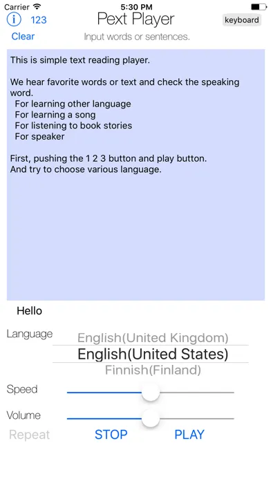 text player Ekran Görüntüleri