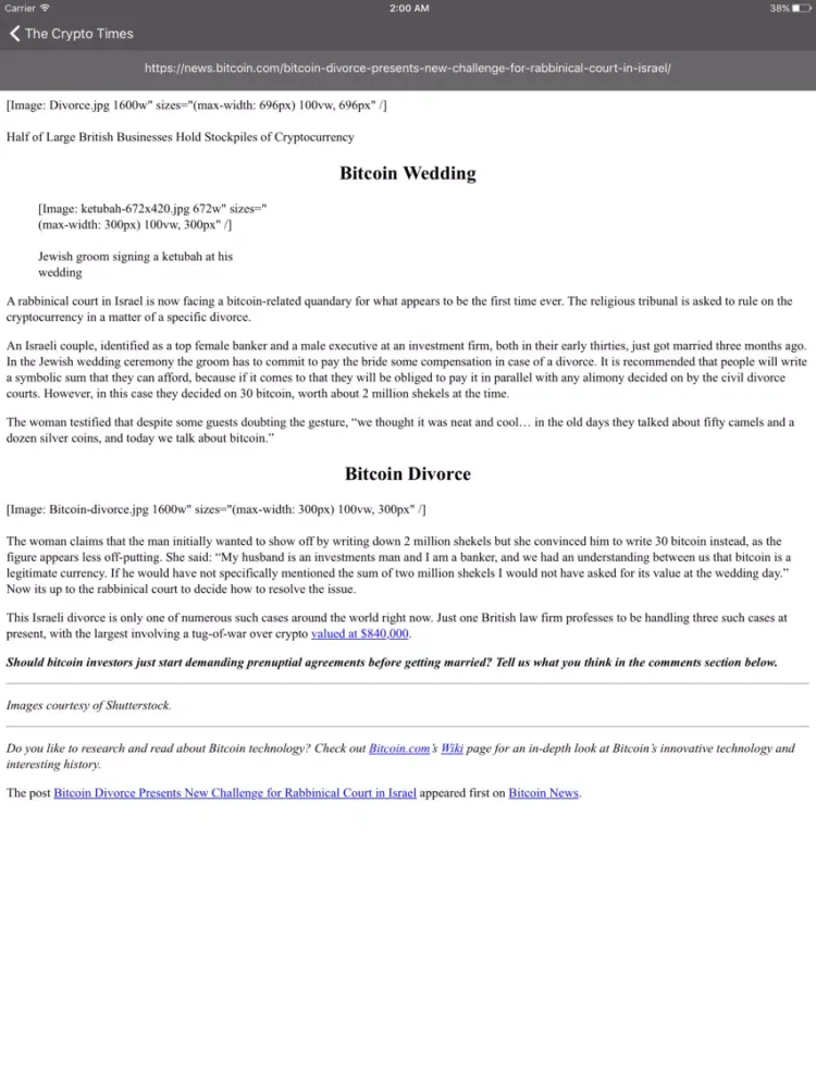 تصاویر The Crypto Times iPad 