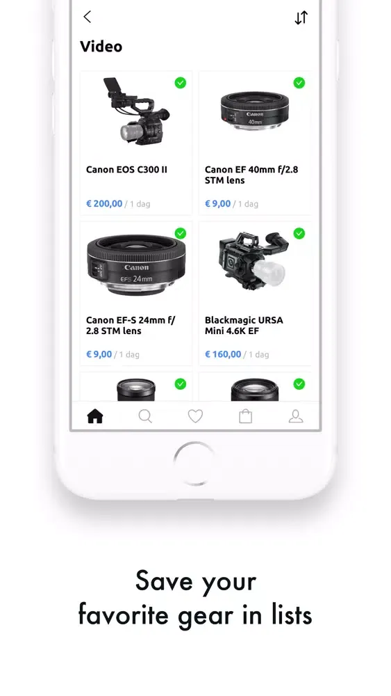 Capturas de pantalla de Budgetcam Camera Verhuur