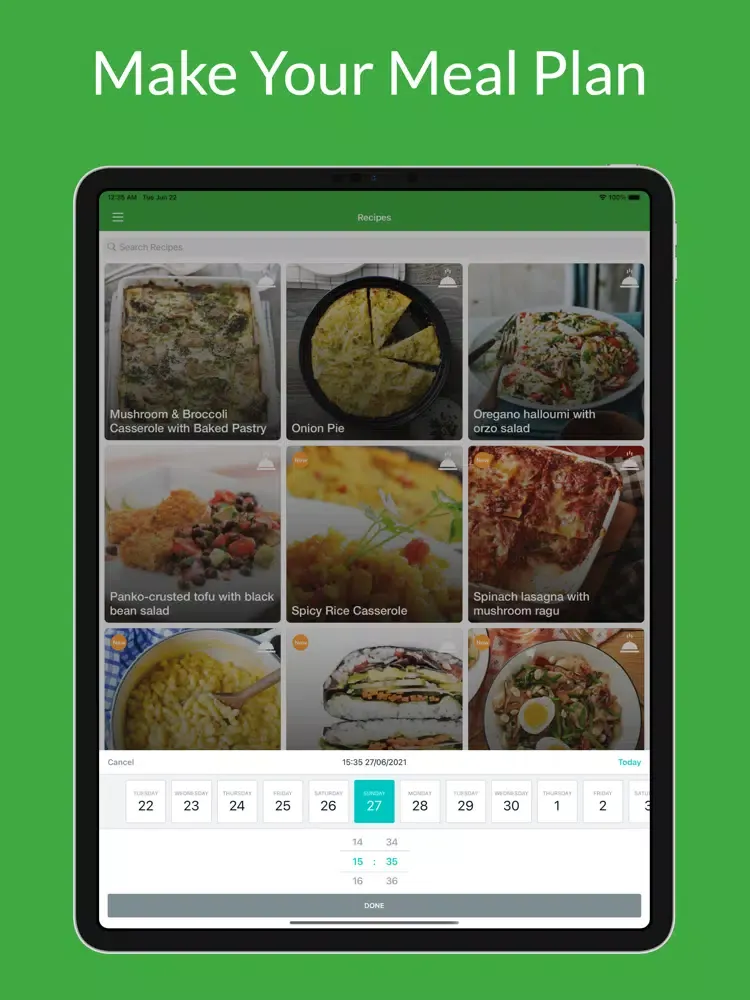 Ảnh chụp màn hình của Salad Recipes & Meal Plan iPad 