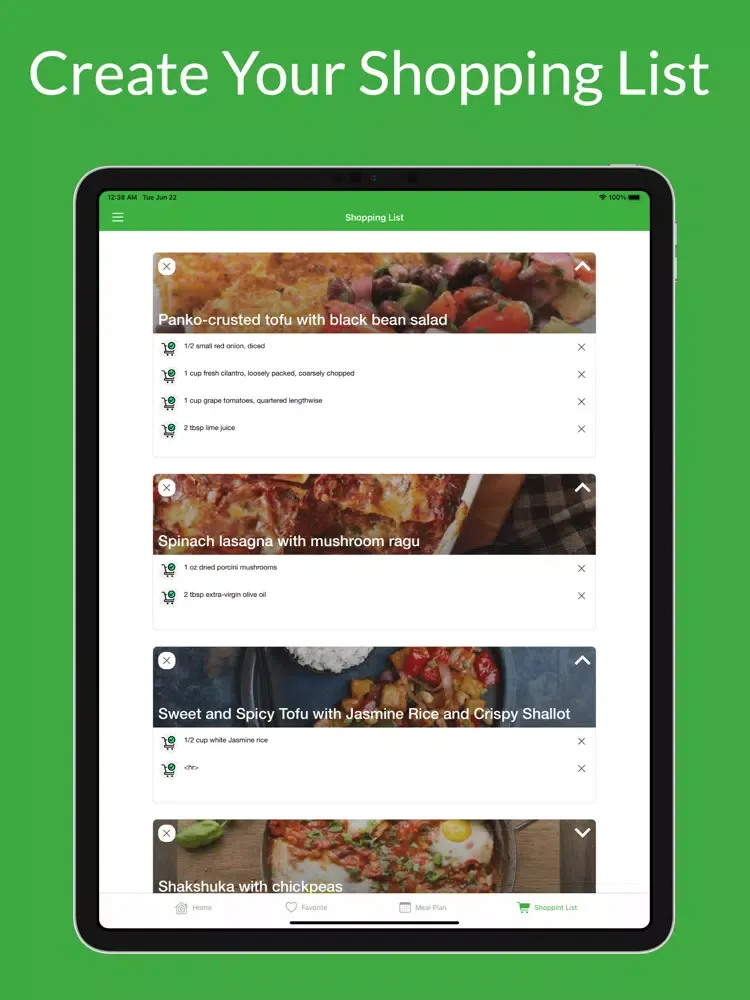 Ảnh chụp màn hình của Salad Recipes & Meal Plan iPad 