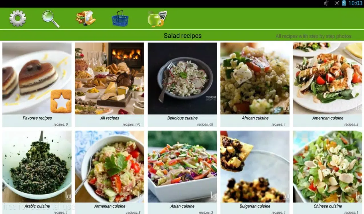 Salad recipes Screenshots