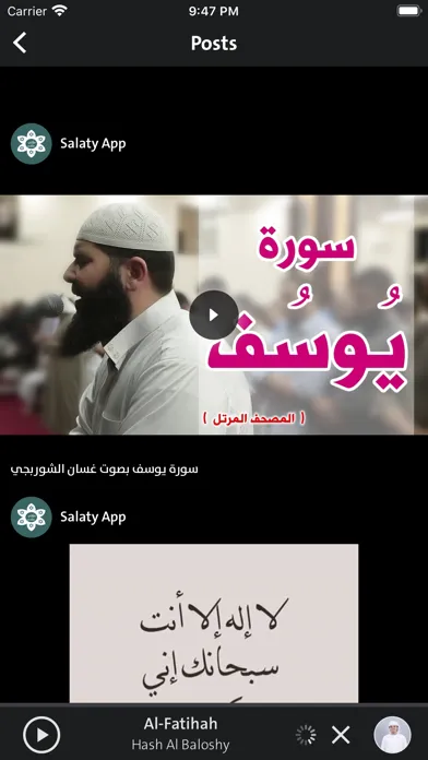 ภาพหน้าจอของ Salaty Salahy