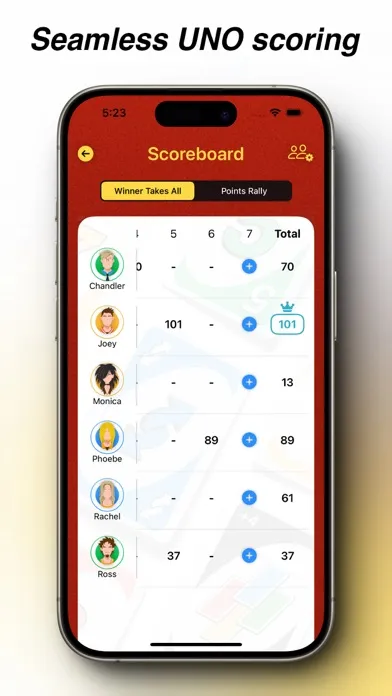 UNO! Score: Scoreboard Master Screenshots