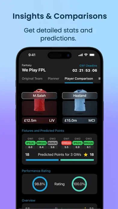 Скриншоты We Play FPL: Your Fantasy HQ