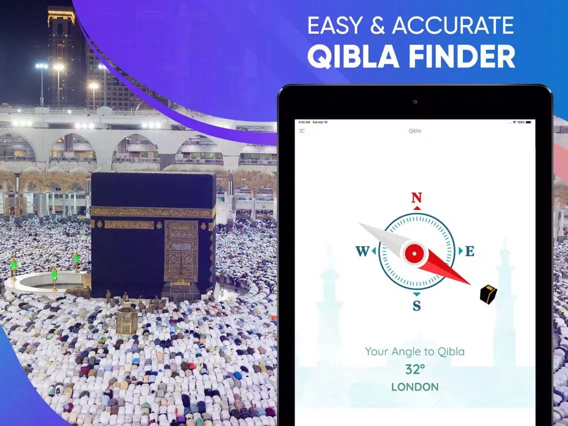 Capturas de pantalla de Prayer Times Pro - Qibla, Azan iPad 
