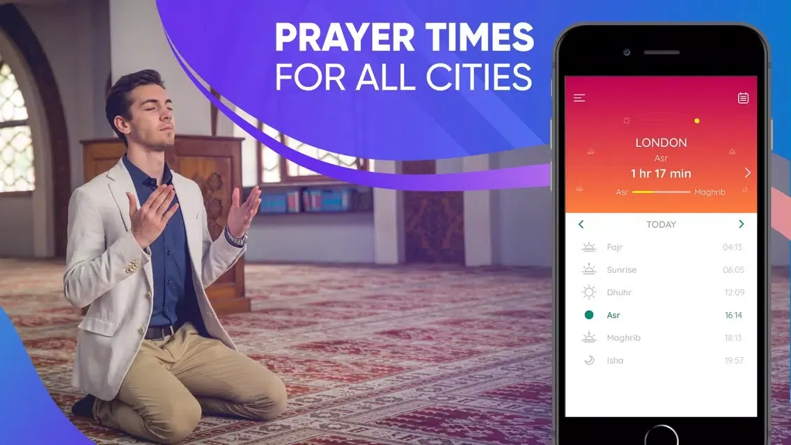 Capturas de pantalla de Prayer Times Pro - Qibla, Azan