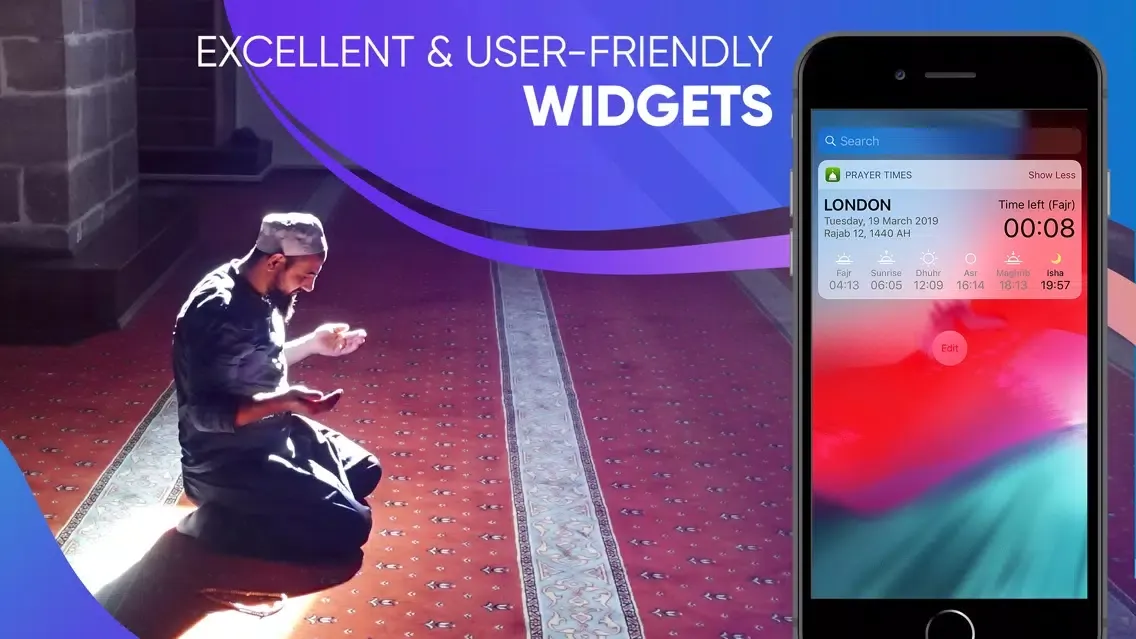 Capturas de pantalla de Prayer Times Pro - Qibla, Azan