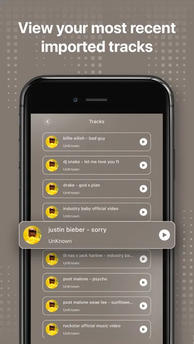 TuneIn – Offline Music Player Screenshots