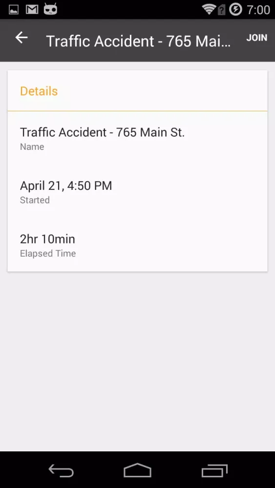 TAG app Screenshots