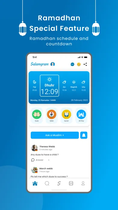 Capturas de tela do Salamly: Muslim Daily App