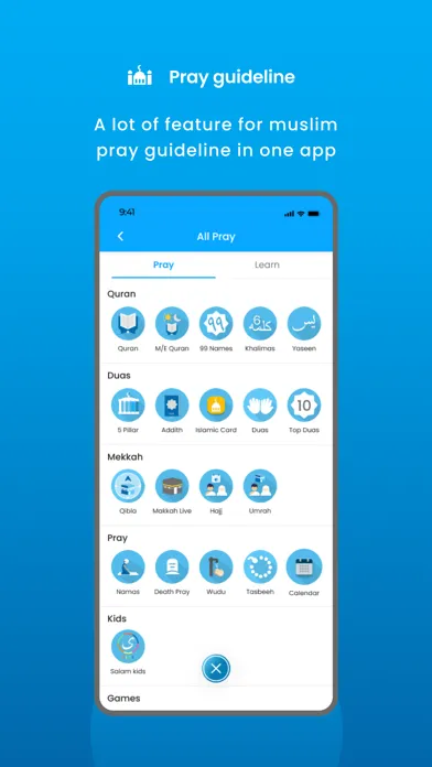 Capturas de tela do Salamly: Muslim Daily App