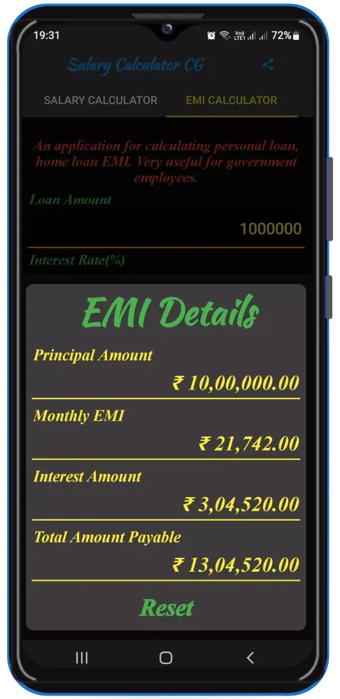 Salary Calculator CG 스크린샷