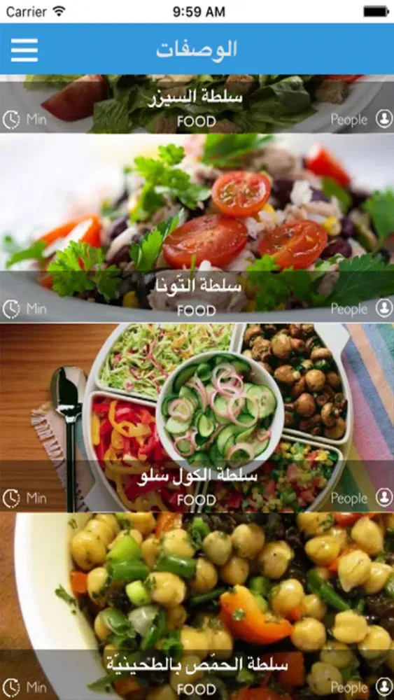 سلطات لذيذة 스크린샷