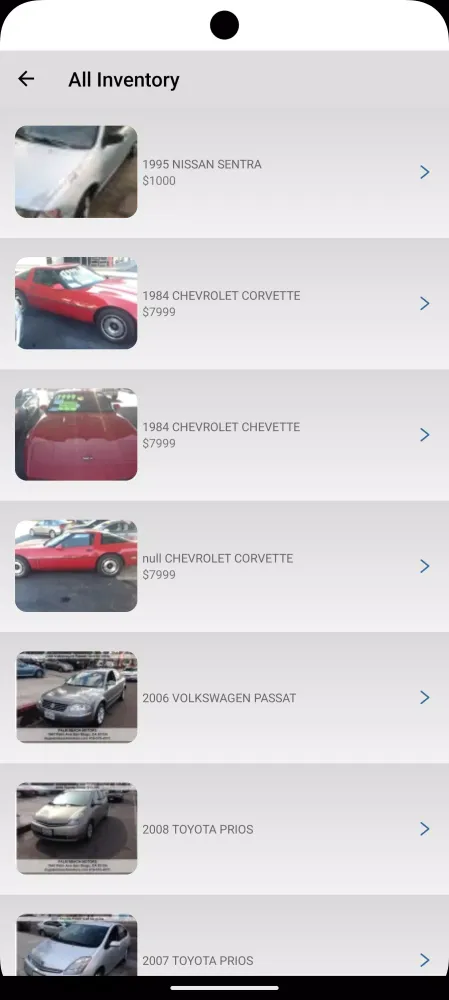salecarro car app Screenshots