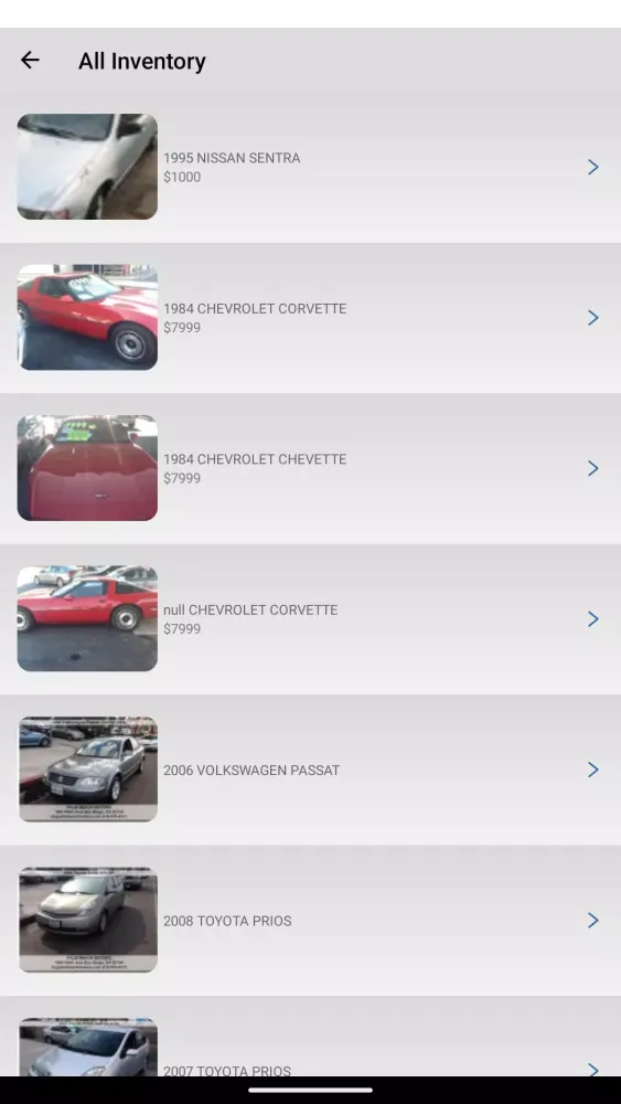 salecarro car app Screenshots
