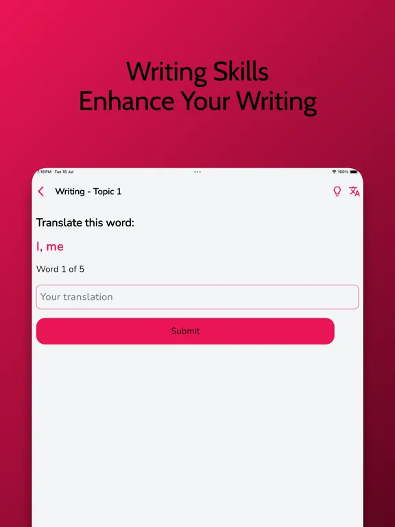 Capturas de tela do French Learning - Beginners iPad 