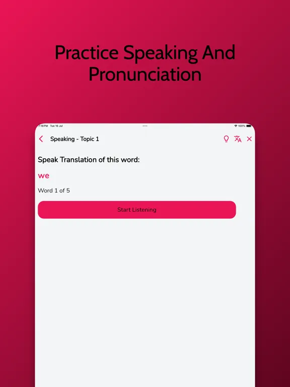 Capturas de tela do French Learning - Beginners iPad 