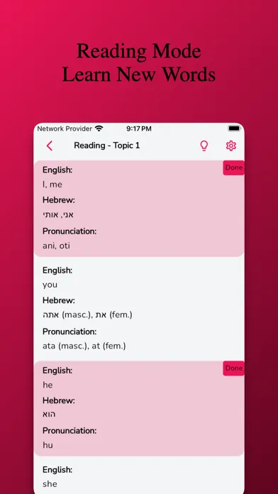 Capturas de pantalla de Hebrew Learning - Beginners