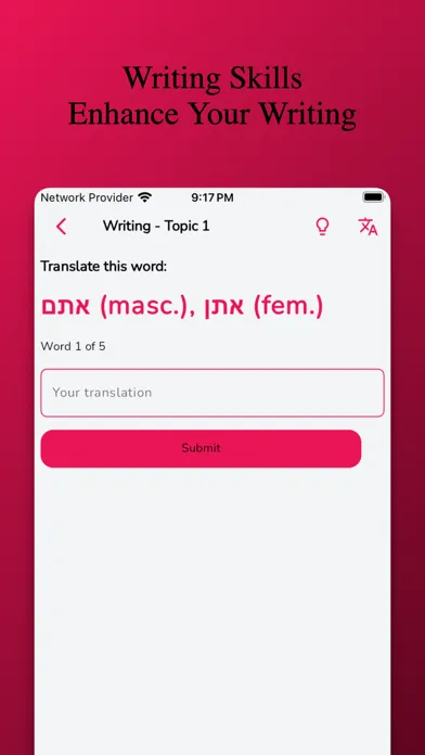 Capturas de pantalla de Hebrew Learning - Beginners