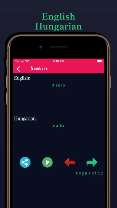 Hungarian Learning - Beginners سکرین شاٹس
