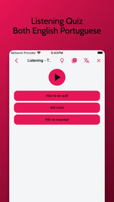 Portuguese Learning Beginners Screenshots