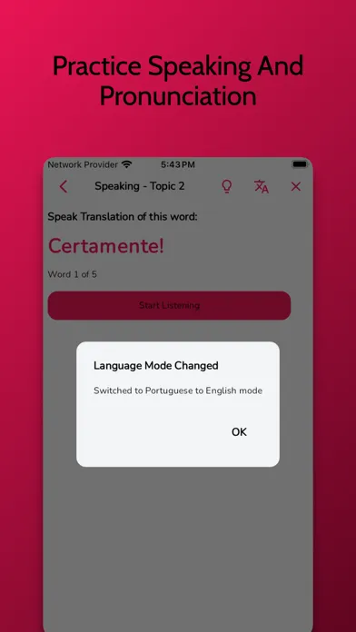 Portuguese Learning Beginners Screenshots