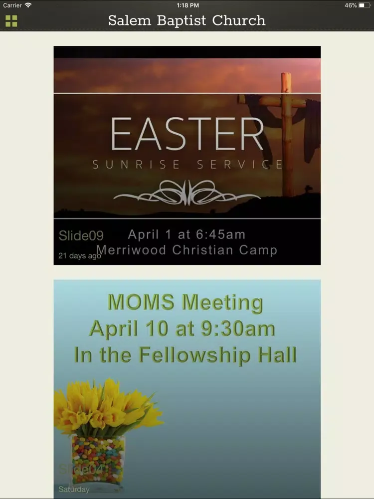 Salem Baptist | Winston-Salem iPad  Screenshots