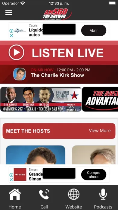 Capturas de pantalla de AM 560 The Answer
