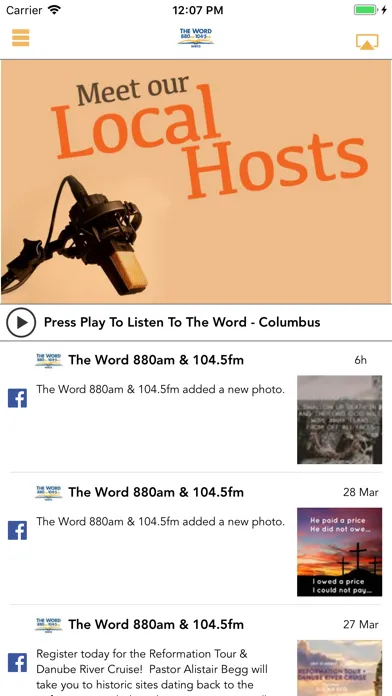 The Word 880 AM 104.5 FM سکرین شاٹس