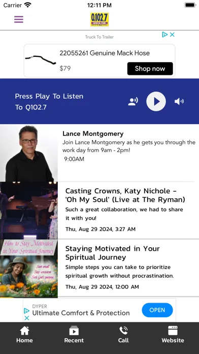 ภาพหน้าจอของ Q102.7 KBIQ