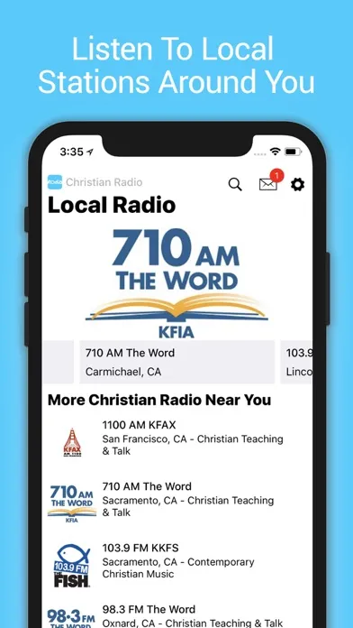 Christian Music and Talk Radio স্ক্রিনশট