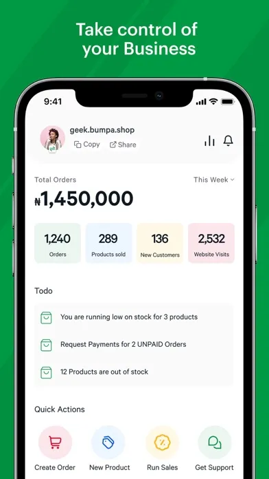 Ảnh chụp màn hình của Bumpa