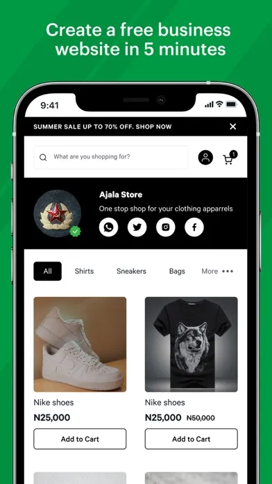 Ảnh chụp màn hình của Bumpa