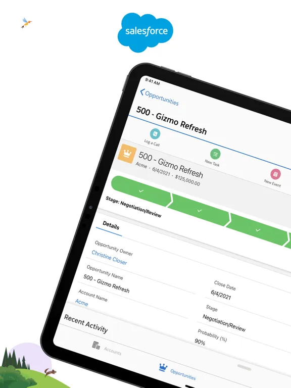 Salesforce iPad  Ekran Görüntüleri