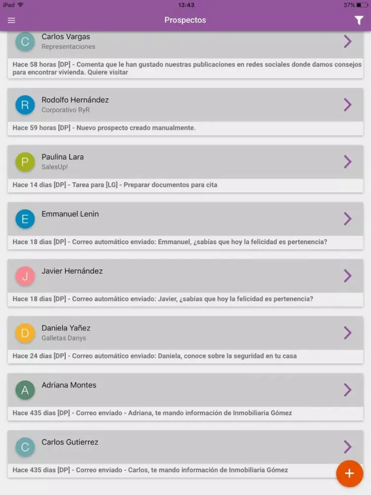 SalesUp! CRM iPad  স্ক্রিনশট