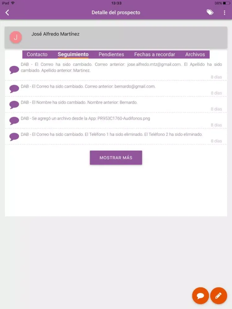 SalesUp! CRM iPad  স্ক্রিনশট