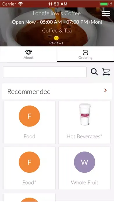Longfellow's Coffee应用截图