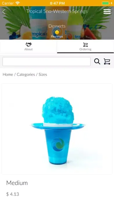 ภาพหน้าจอของ Tropical Sno