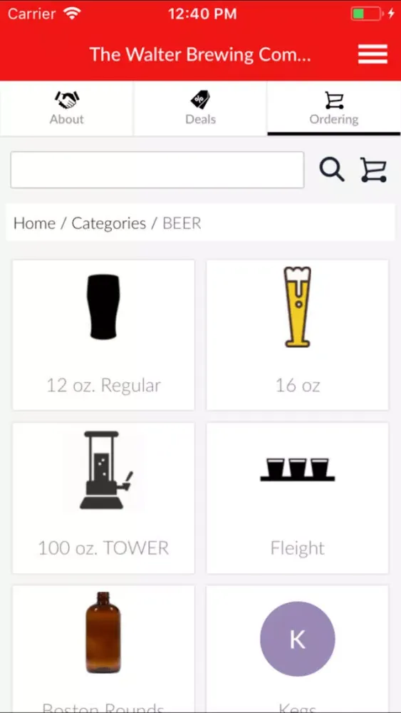 Tangkapan layar Walter's Beer