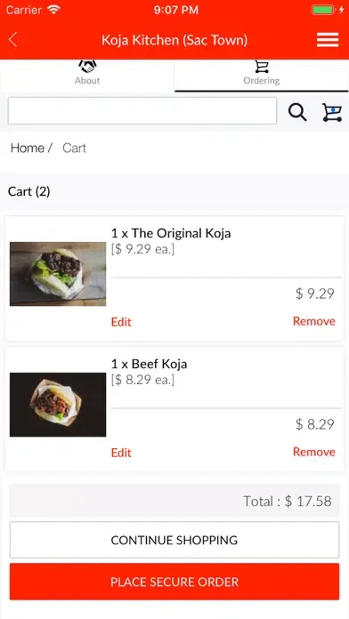 Screenshot di Koja Kitchen Sactown