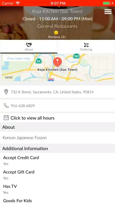 Screenshot di Koja Kitchen Sactown