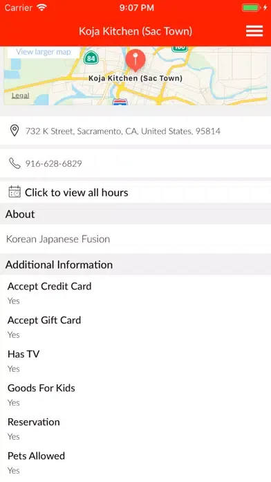 Screenshot di Koja Kitchen Sactown