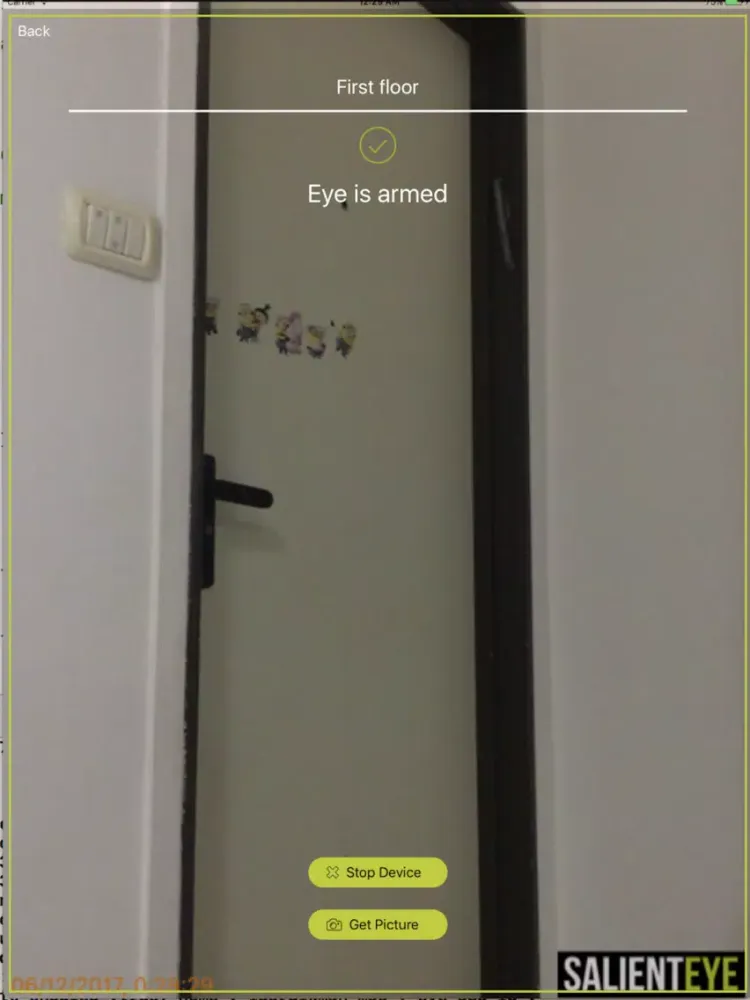 Salient Eye Security Remote iPad  スクリーンショット