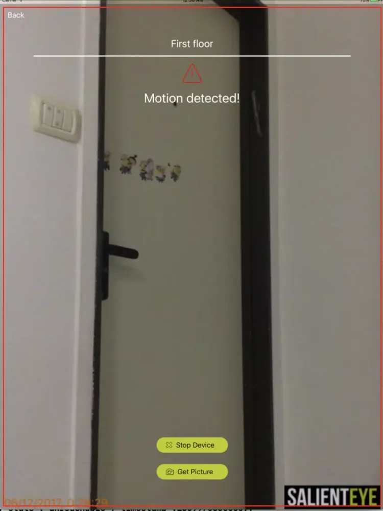 Salient Eye Security Remote iPad  スクリーンショット