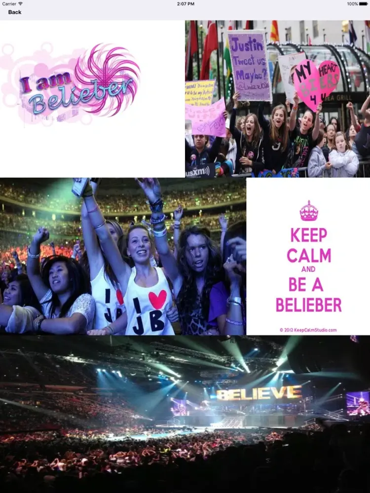 Скриншоты Photo Album App - Justin Bieber Edition iPad 