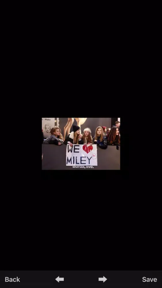 Photo Album App - Miley Cyrus Edition স্ক্রিনশট